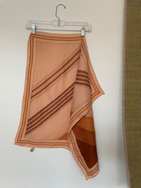 Vintage Japanese square scarf